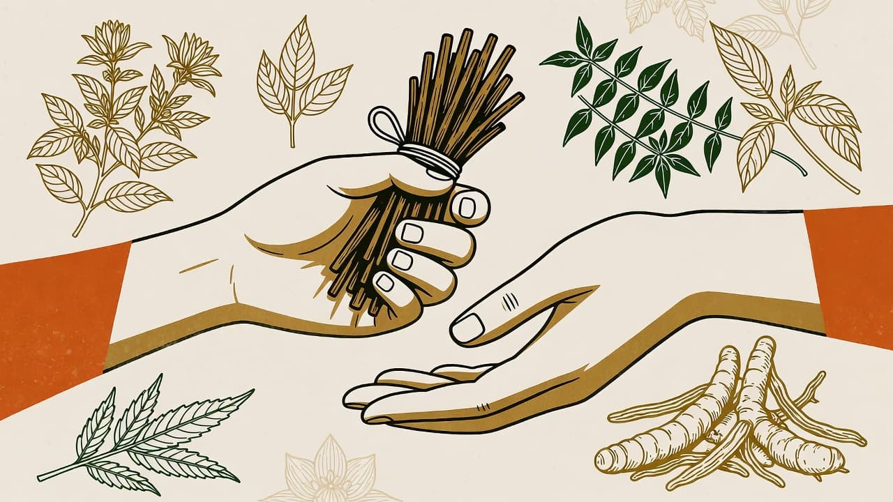 Ayurvedic illustration